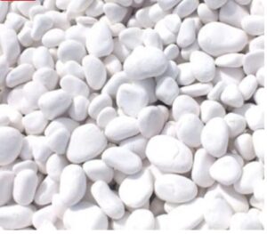 Snow White Pebbles 20KG Bag
