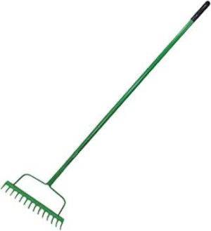 Soil steel rake