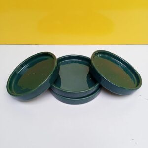 Home Decore Round Ceramic Plates for Pots, Plates for Planters, Flower Pots, Succulent Pot - Image 2